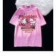 thumbnail image 1 of Sanrio gótica-Camiseta de algodón para mujer, a la moda camiseta blanca, Top estético, ropa juvenil, novedad de 2024, 1 of 5