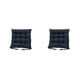 thumbnail image 4 of Cojín de asiento de lino Yuarrent Transpirable Cuadrado Reemplazo de algodón PP Sillón de oficina Silla de computadora Sofá Azul oscuro 2Conjunto, 4 of 6