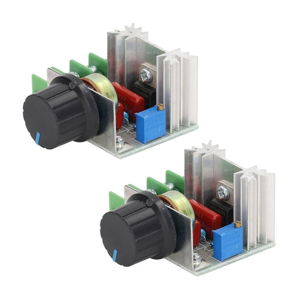 AC Voltage Regulator, Knob Potentiometer 2000W 220V 25A Motor Speed