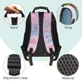 thumbnail image 4 of Bulopur Girls 17 Inch Backpack, 4 Piece Black Horse Print School Bookbag with Lunch Box, Water Bottle Holder and Pencil Case for Elementary Kids, 4 of 8