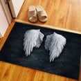 thumbnail image 6 of Kitchen Rug, Banksy Rugs, Street Rugs, Cool Rug, Corridor Rugs, Gift Rugs, Banksy Wing Rug, Banksy White Wings Rug, Classic Rugs, Black Rug, 1.7'x2.3' - 50x70 cm, 6 of 8