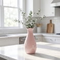 thumbnail image 3 of Unique Bargains Small Ceramic Bud Modern Cylinder Vase Pink 2.4"L x 2.4"W x 5.1"H, 3 of 7