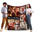 thumbnail image 3 of Picture Blankets Customized, 10 Photos Customized Blanket, Custom Picture Blankets, Gifts for Sister Dad Mom Daughter Son, 3 of 5