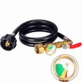 thumbnail image 2 of Upgraded Propane Refill Adapter Hose With Gauge And Control Valves, 2 of 7