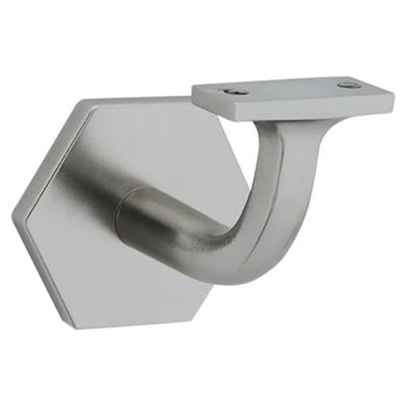 National Hardware N830-535 1-Pc. Powell Handrail Bracket, Satin Nickel - Quantity 5