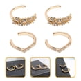 thumbnail image 3 of Miangastore 2 Pair Diamond No Piercing Earrings All-match Ear Clips Simple Women Jewelry, 3 of 8