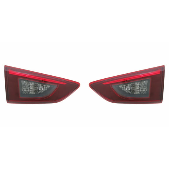 For Mazda CX-3 Inner Tail Light 2016 17 18 19 20 21 2022 Driver and Passenger Side | Pair | Bulb Type For MA2802119 | DB2R-51-3G0B