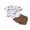 Brown, variant on GXFC Kids Baby Boys Summer Shorts Outfits Toddler Boys Short Sleeve Graphic Print Button Shirt Tops+Elastic Short Pants Set Casual Clothes 2Pcs 6M-4T