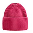 thumbnail image 2 of Lumtrix Beanie Hat for Women Winter Warm Knit Ponytail Beanies Hats Skull Cap Cold Weather Stocking Caps For Winter, Running, Skating, Traveling, Camping, Outdoor Hot Pink One Size, 2 of 5