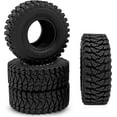 thumbnail image 5 of 4PCS Soft Rubber Mud Terrain Tires for 1/18 TRX4M Bronco Defender 1/24 Axial SCX24 RC Crawler Car (C Style), 5 of 7