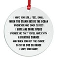 thumbnail image 3 of AatoeaX Inspirational “I Hope You Dance” Ornament: Uplifting Poem, Transparent Acrylic, Hanging Decor for Encouragement, Memorials & Life Celebration Accents, 3 of 5