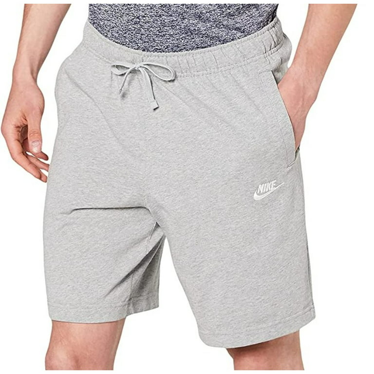 fragment Contour Mysterie Nike Men's Shorts Sportswear Club Sports Pants 100% Cotton Casual Pants  Short, Grey, M - Walmart.com