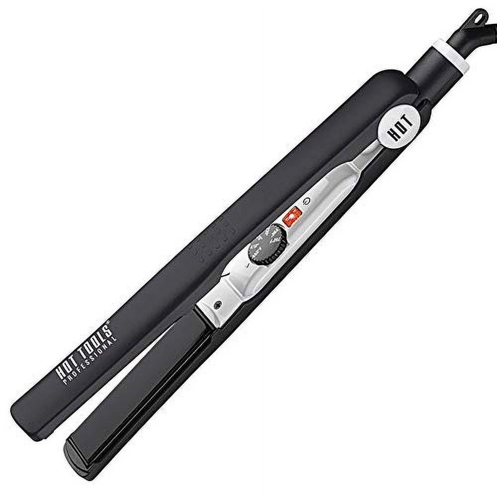 Hot Tools Professional Titanium Hair Straightener, 1 Inch Radiant