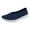 Dark Blue, variant on Women’s Ballet Flats Slip On Casual Shoes(Black,37)