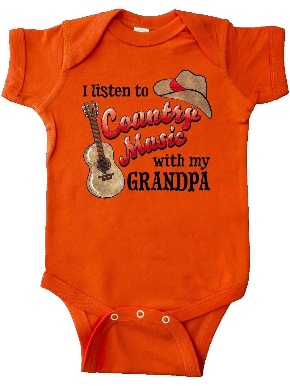 Guitar With Grandpa Baby Onesie Shirt Shower Gift Music Newborn Gerber 