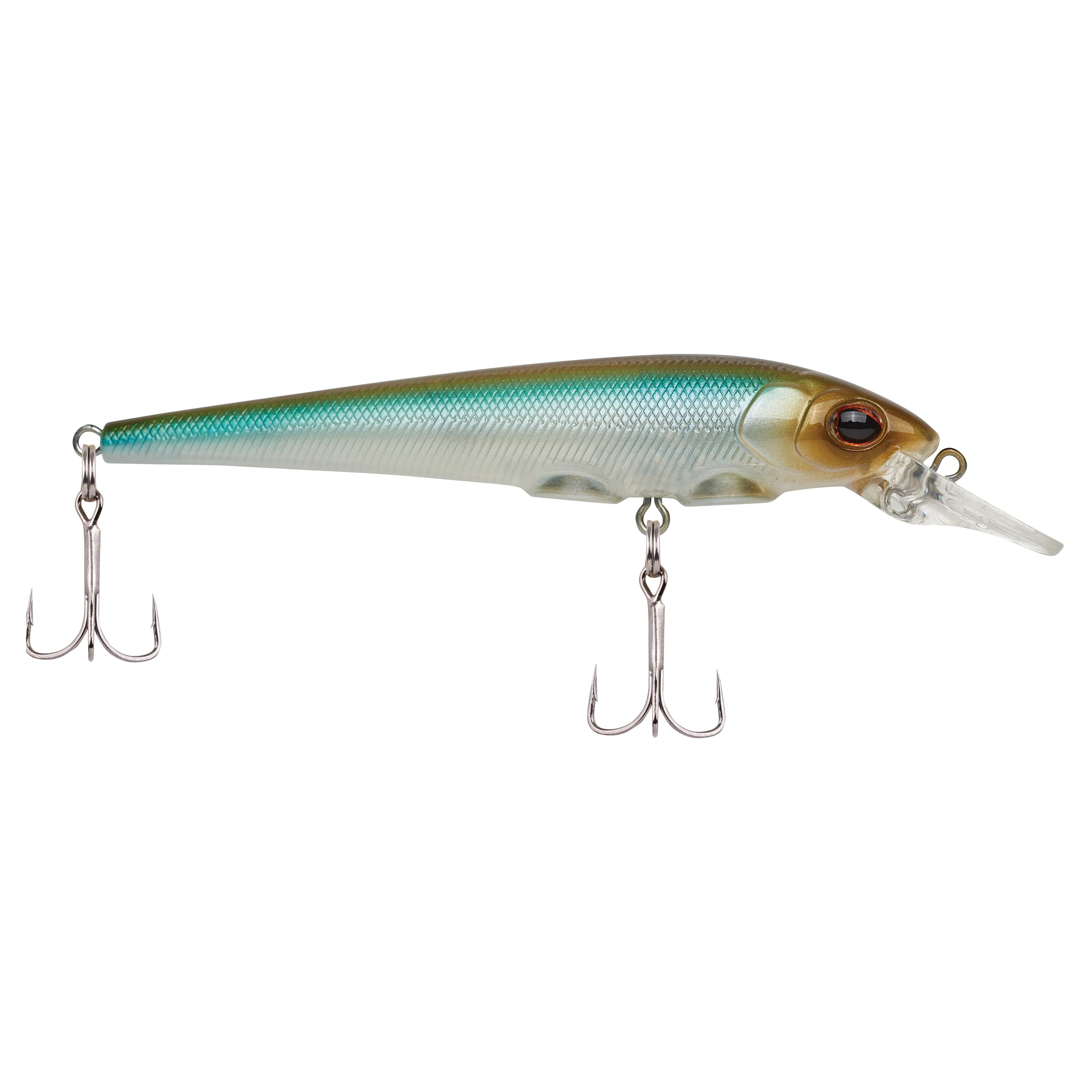 (2 pack) Berkley Hit Stick Fishing Lure, Stealth Minnow, 1/4 oz