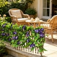 thumbnail image 5 of Expandable Fence Privacy Screen, Artificial Ivy Flower Hedge Fence, Outdoor Wall Decoration Balcony Railing Shelter Beautification Plant Wall for Outdoors Garden Patio Deck Apartment, 5 of 6