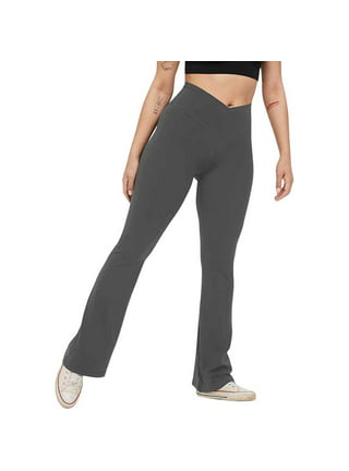 Baocc Yoga Pants with Pockets for Women Workwear Fitness Pants