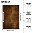thumbnail image 2 of FORMRS 1-Subject Spiral Notebook 8" x 5" College Ruled 60 Refillable Sheet A5 Hard Cover, 2 Pack, Wood Grain, 2 of 7