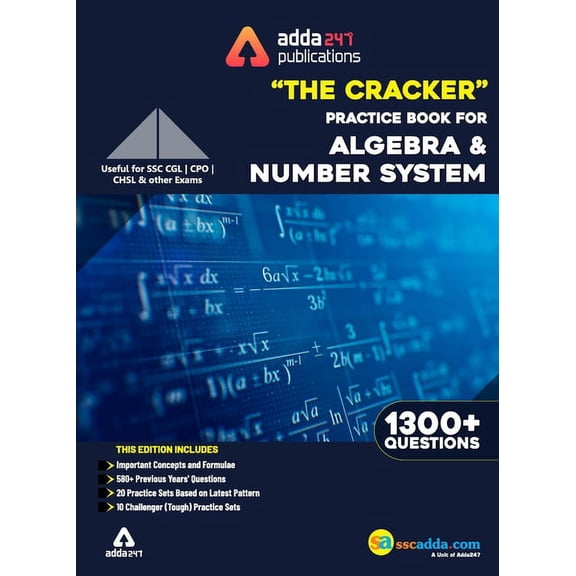 The Cracker Practice Book for Algebra and Number System (In English Printed Edition), (Paperback)
