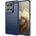 thumbnail image 1 of wonima11 Case for Moto Edge 60 Pro Case, Motorola Edge 2025 Carbon Fiber Shockproof Slim Silicone Rugged Soft TPU Back Phone Cover for Motorola Edge 60 Pro Blue, 1 of 1