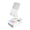 White, variant on RGB Desktop Stand Fan - 3-in-1 Phone Holder with Cooling Fan, RGB Light Effects, 10000 RPM High Speed, 3 Speeds & 360 Rotation, Foldable Portable Cooling Fans for Office, Bedroom, Dorm