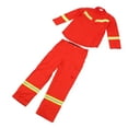 thumbnail image 1 of Firefighter Rescue Suit with Flame Retardant Heat Resistance Acid Resistance Split Type Design Adult Firefighter Suit Enhanced Safety for Firefighting Emergency Relief, 1 of 7