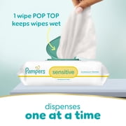 Pampers Sensitive Baby Wipes 1-Pack 84 Wipes (Select for More Options)