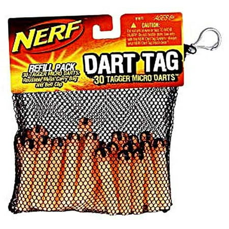 Nerf Dart Tag Refill Pack, 30 Tagger Micro Darts