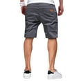 thumbnail image 2 of Lucakuins Pantalones cortos de carga para hombre, pantalones cortos de verano con cordón, ropa de calle con bolsillos Lucakuins moda, 2 of 3