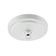 thumbnail image 3 of Aspen Creative 21508-21, Matte White Transitional Chandelier Fixture Canopy Kit, 5-1/2" Diameter with Collar Loop, 1" Center Hole, 3 of 6