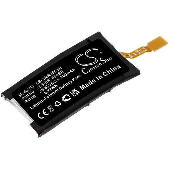 Replacement Battery for Samsung Gear Fit 2 Pro,SM-R365,EB-BR365ABE,GH43-04770A,3.85V/200mAh