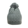 thumbnail image 4 of beishanbush Baseball Caps Women Knit Slouchy Beanie Baggy Hat with Pompom Winter Soft Warm Ski Cap Grey, 4 of 7