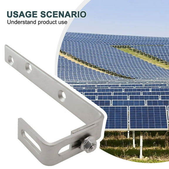 Square Balcony Hook Stainless Steel Mounting Bracket for PV Solar Panels