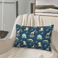 thumbnail image 6 of Haiem Pillowcase for Hair and Skin Queen - Tropical Animals Printed Soft Pillowcase with Envelope Closure-16"x24", 6 of 8