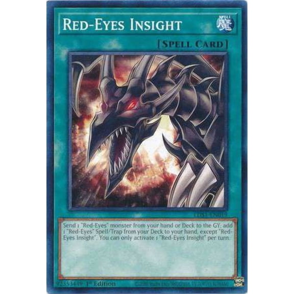 YuGiOh Legendary Duelists: Season 1 Common Red-Eyes Insight LDS1-EN019