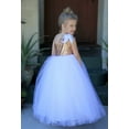 thumbnail image 7 of Ekidsbridal One-Shoulder Sequin Tutu Flower Girl Dress for Wedding Father Daughter Dance Ceremony Gown 182 10, 7 of 7