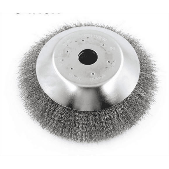Weeding Brush Head for Brush Cutter, with Lock Nut Steel Wire Weeding Tray (8inch)