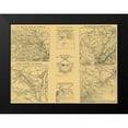 thumbnail image 2 of Hall 24x19 Black Modern Framed Museum Art Print Titled - Seat of War Group 4 Views - Hall 1861, 2 of 5