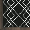 thumbnail image 4 of Nourison Modern Lines Geometric Black 2' x 4' Area Rug, (2x4), 4 of 7