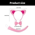 thumbnail image 3 of ZPAQI Plush Ear Headbands Cartoon Headpieces For Festive Celebrations, 3 of 21