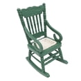 thumbnail image 4 of OULII 1Pack Mini Chairs Wooden Simulation Rocking Chair for Desktop Adornment, 4 of 8