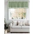 thumbnail image 5 of Valances for Windows Dark Green Abstract Art Rod Pocket Cafe Window Treatments Valance Curtains for Kitchen Bathroom Laundry Basement Windows 42"x18", 5 of 9