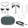 thumbnail image 2 of 2020 Oculus Quest 2 All-In-One VR Headset, Touch Controllers, 256GB SSD, 1832x1920 up to 90 Hz Refresh Rate LCD, Glasses Compitble, 3D Audio, Mytrix Carrying Case, Earphone, Oculus Link Cable (3M), 2 of 6