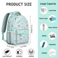 thumbnail image 6 of Holographic Flamingo Backpack - Iridescent School Bag That Changes Colors, Scratch-Resistant Surface with Surprise Glow-in-Dark Details, 6 of 6