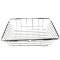 thumbnail image 5 of Minkissy Kitchen Dish Drainer Rack Cutlery Draining Rack Stainless Steel Drying Homeowners 1Pack, 5 of 8