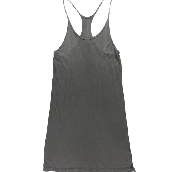 Tags Weekly Womens Two Tone Racerback Tank Top, Grey, Medium