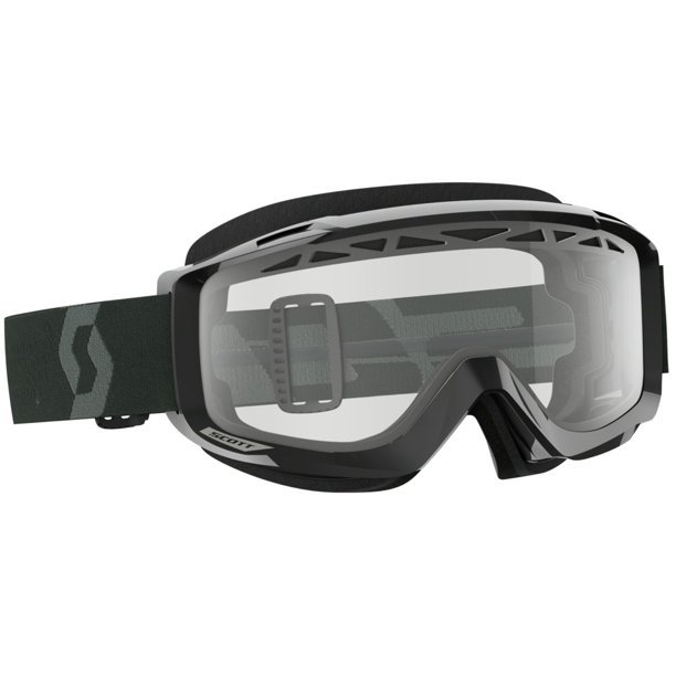 SCOTT SPLIT OTG ENDURO GOGGLE BLACK/WHITE W/GREY LENS 2626011007328