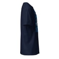 thumbnail image 4 of Blue Awareness Ribbon Unisex Shirt, Hair Loss Awareness Alopecia Areata (Navy, S), 4 of 4