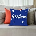thumbnail image 4 of JeashCHAT 4th of July Pillow Covers 14"x18" Patriotic Throw Pillow Covers Fourth of July Pillow Covers Memorial Day American Flag Pillow Covers for Independence Day Home Decorations, 4 of 4